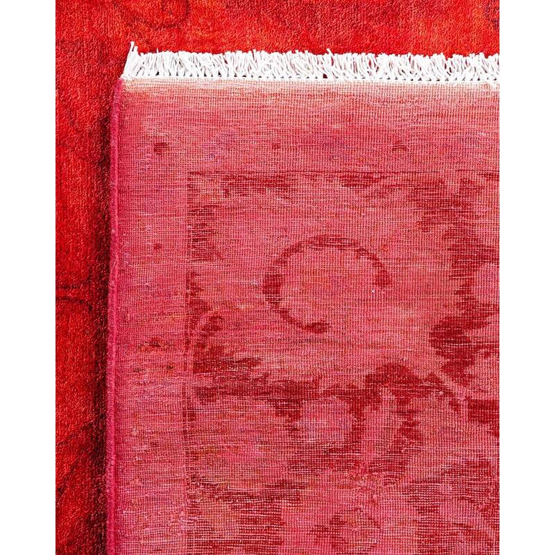 Contemporary Overdyed Wool Hand Knotted Area Rug - 6' 2" x 9' 1"