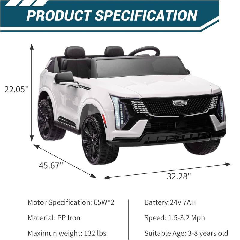 24V 2 Seater Ride On Truck Car with Parent Remote Control for Kids Best Gifts
