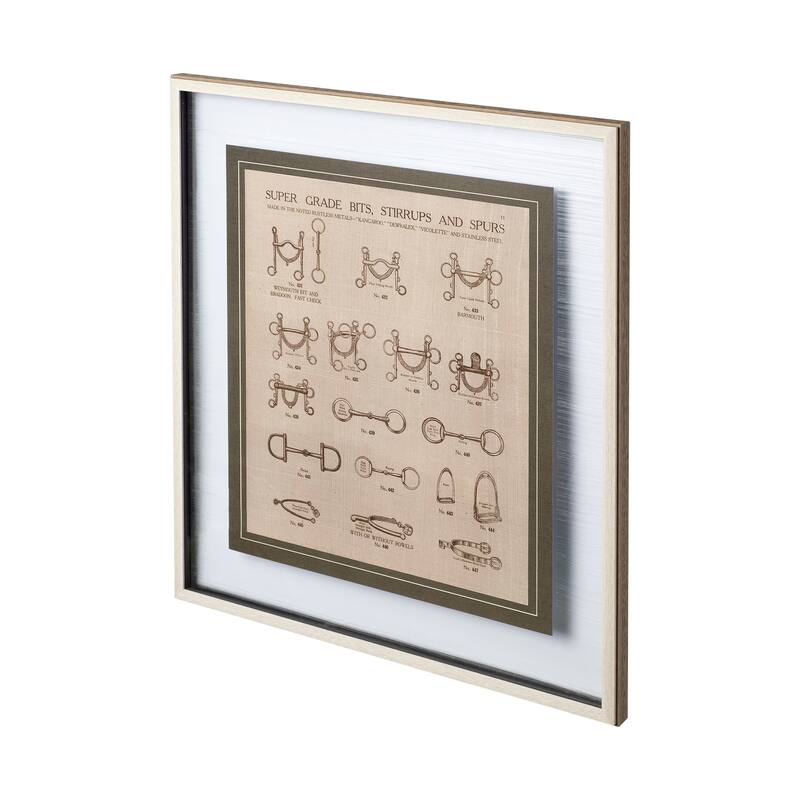 Equine Riding Gear I v2 Framed Art Print