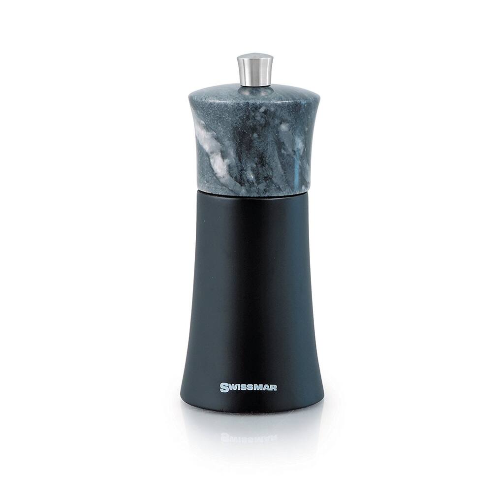 Torre Black Matte Granite Top Mill 15cm High Grade Adjustable Grind