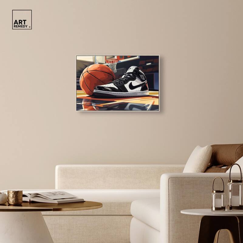At the Court Canvas by Art Remedy