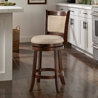Verona Panel Back Swivel Counter Height Stool by iNSPIRE Q Classic
