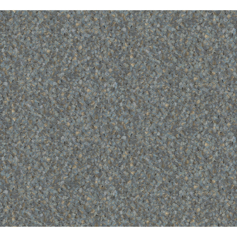 Galerie Wallcoverings Energy Collection Metallic Geometric Feathers Wallpaper Roll