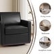 preview thumbnail 29 of 154, Set of 2 Modern Swivel Accent Armchairs Upholstered Arm Chairs