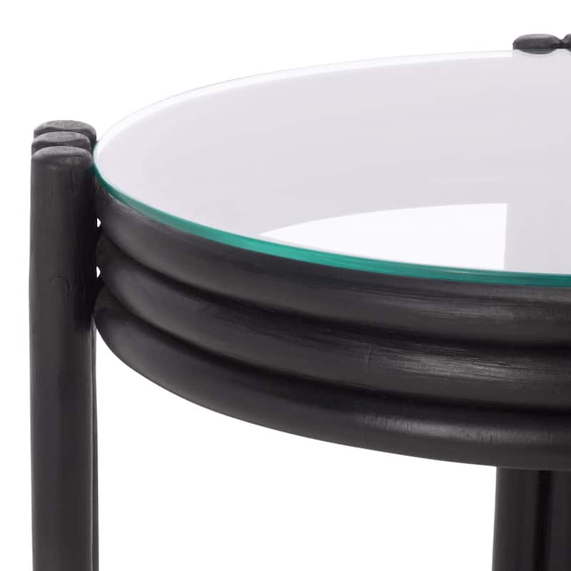 SAFAVIEH Home Bilian Round Accent Table - 18"W x 18"D x 18"H