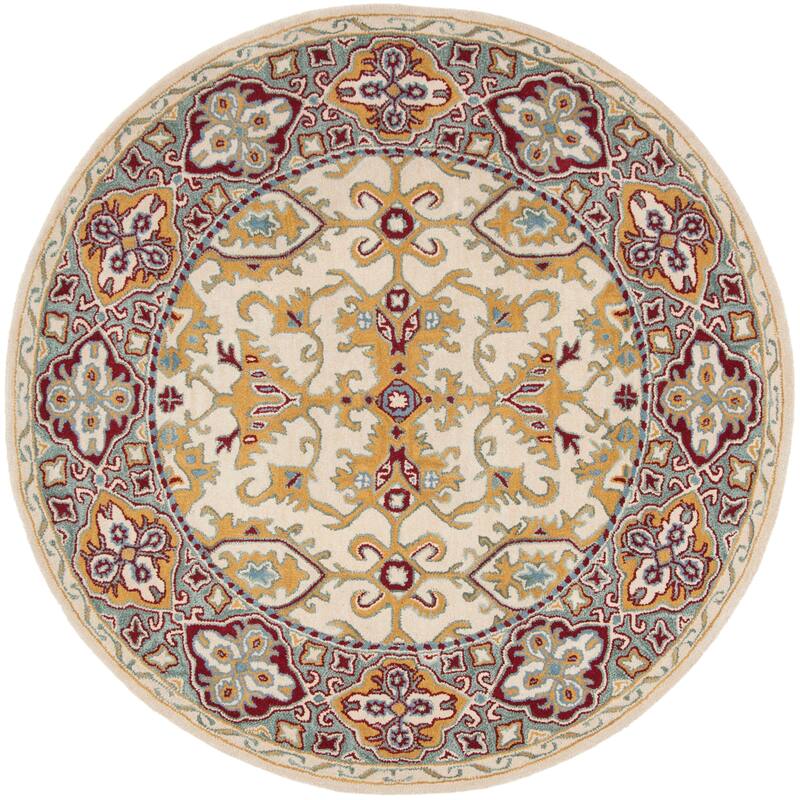 SAFAVIEH Handmade Heritage Wildfire Traditional Oriental Wool Rug