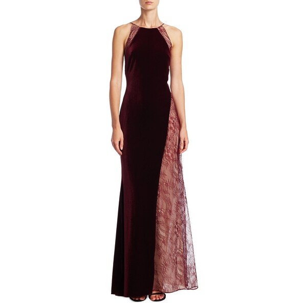 merlot velvet dress
