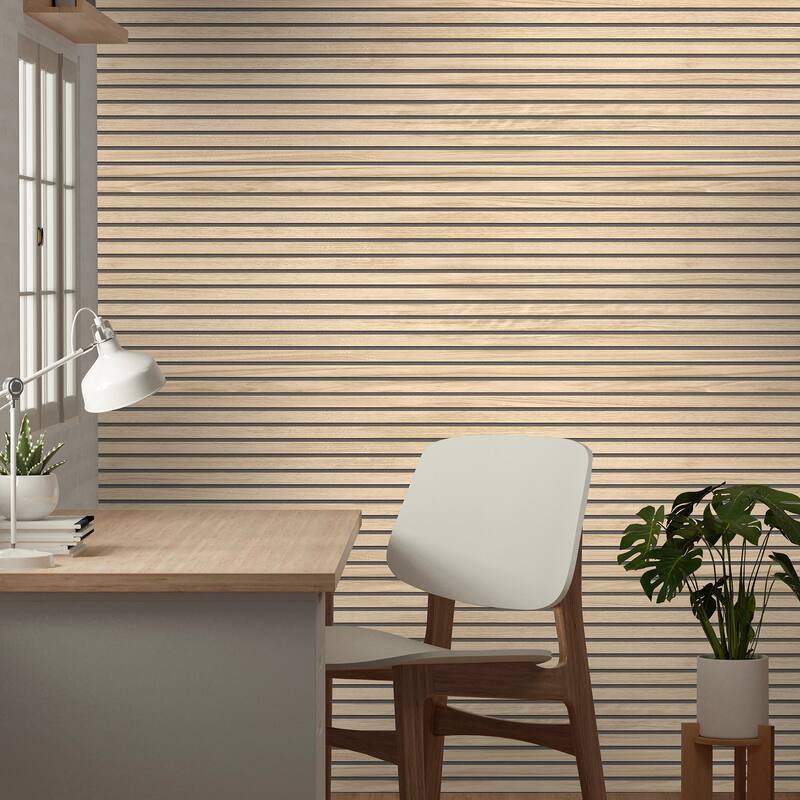 Belgravia Decor Panacea Light Brown Wood Wallpaper