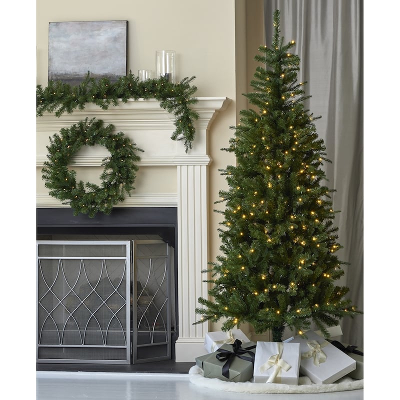 Seasonal LLC Valley Pine Pre lit Artificial Tree