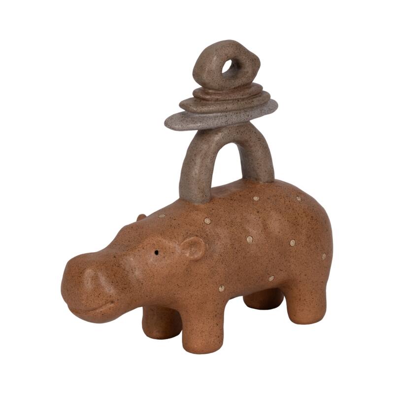 Decorative Stacked Animal Figurines - 8" Multi