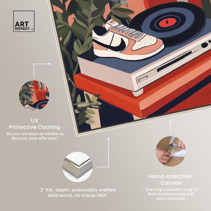 Vinyl and Sneaker Canvas by Art Remedy