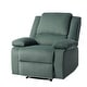 preview thumbnail 15 of 79, Vegan Leather Upholstered Push Back Manual Recliner Chair