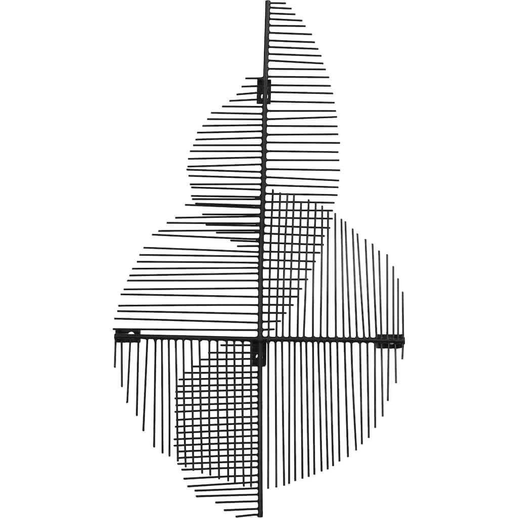 Renwil Brenner 27.8" Wide Wall Art, Black Powder