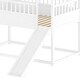 preview thumbnail 5 of 5, Modern Twin Over Twin Wooden Bunk Bed with Convertible Slide and Ladder