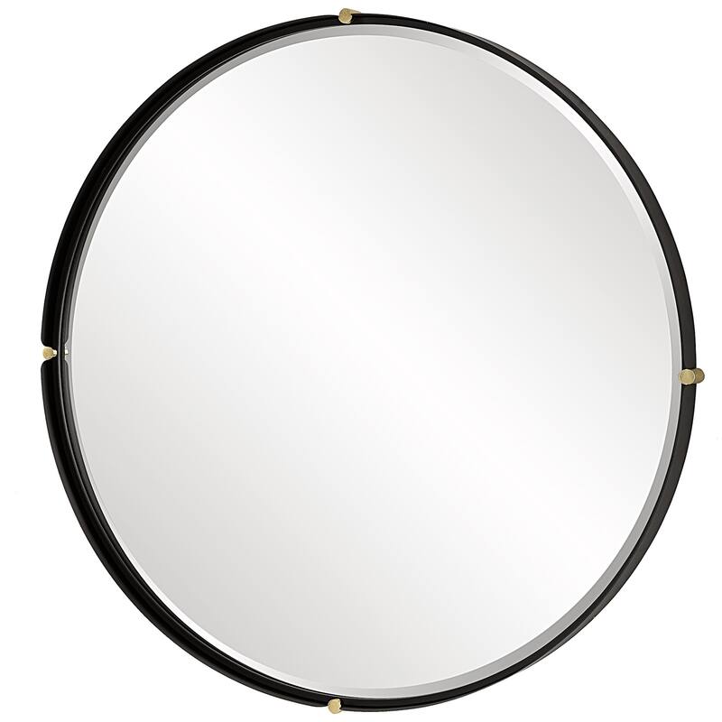 Uttermost 09939 Bonded 48-7/8" Diameter Circular Beveled Accent Mirror