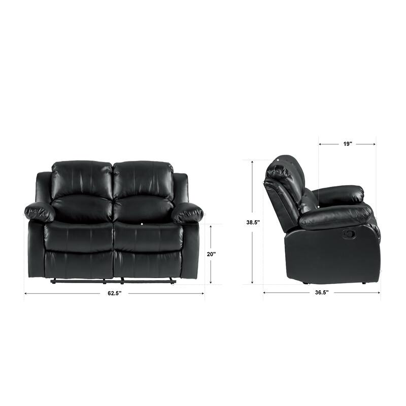Lucca 2-Piece Reclining Living Room Set