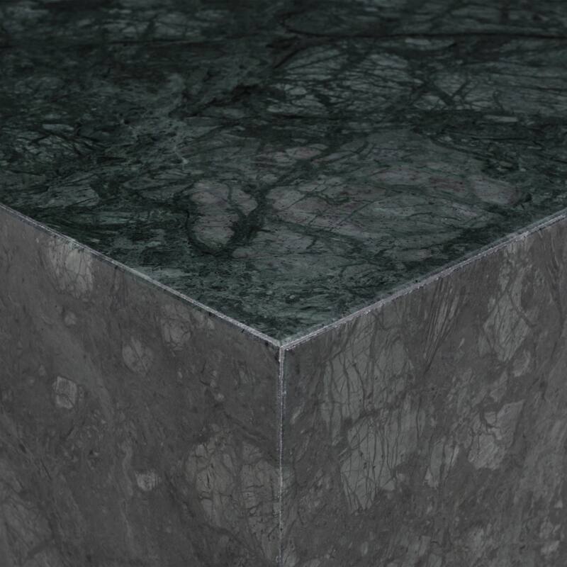 Geometric Cube Side Table - 18" - Green