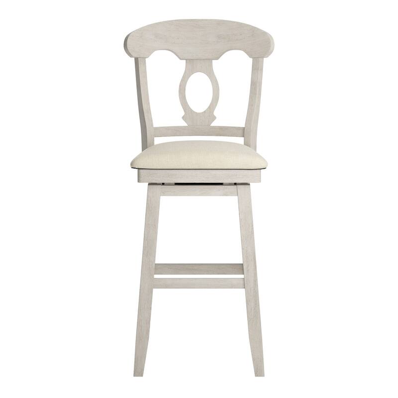 Eleanor Napoleon Back Wood Swivel Chair by iNSPIRE Q Classic
