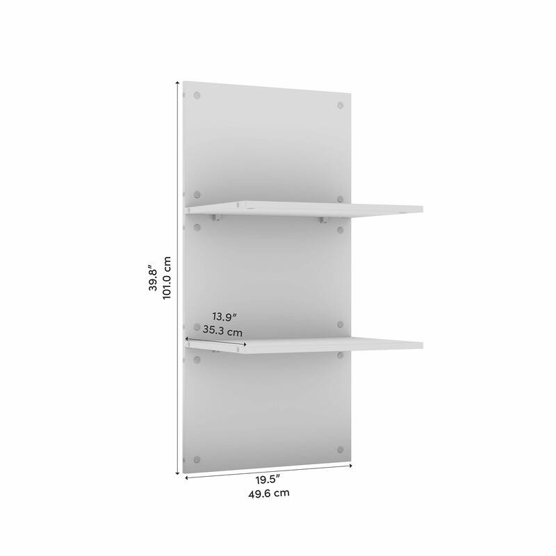Cielo 20W Set of Floating Shelves for Cielo Murphy Bed by Bestar