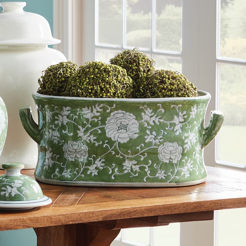 Imperial Chinoiserie Lotus Planter