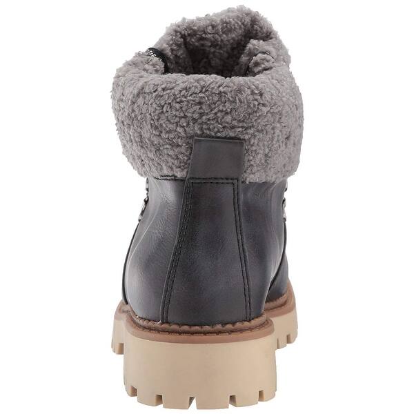 Shop Circus By Sam Edelman Womens Kilbourn Asphalt Faux Fur Almond