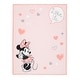 preview thumbnail 1 of 4, Lambs & Ivy Disney Baby MINNIE MOUSE Picture Perfect Pink Faux Shearling Baby Blanket