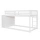 preview thumbnail 13 of 50, Twin over Twin Bunk Bed with 4 Drawers and 3 Shelves
