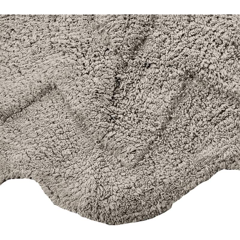 Sherry Kline Over Tufted Petals 32" Bath Rug - Grey, Brown, Black, Cream, Aloe Green Color Options