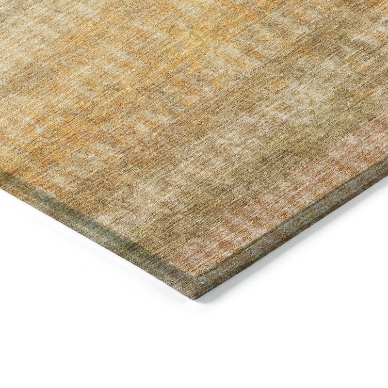 Machine Washable Indoor/ Outdoor Ombre Stripes Chantille Rug
