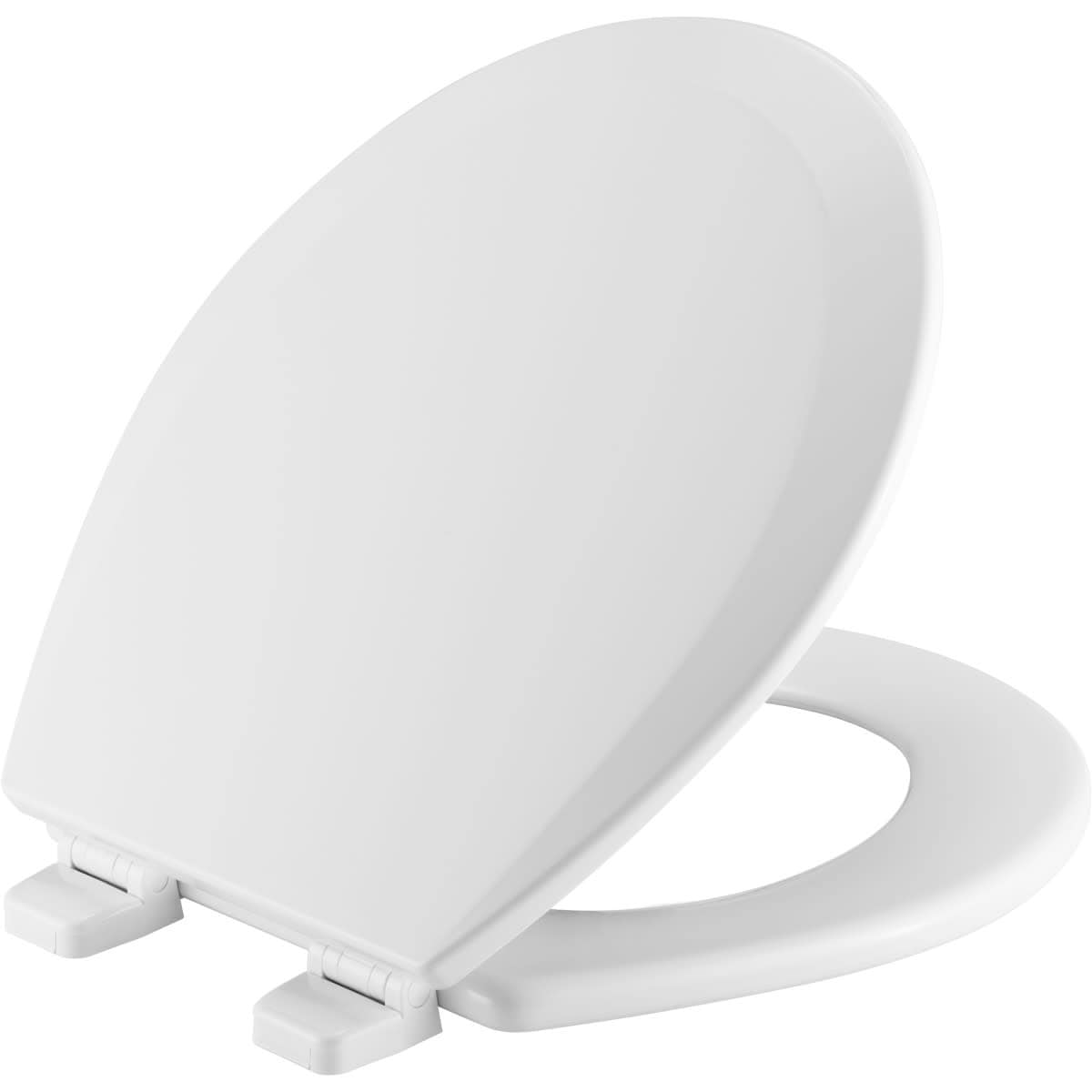 Bemis 500TTT Round Closed-Front Toilet Seat and Lid with Stay-Tite