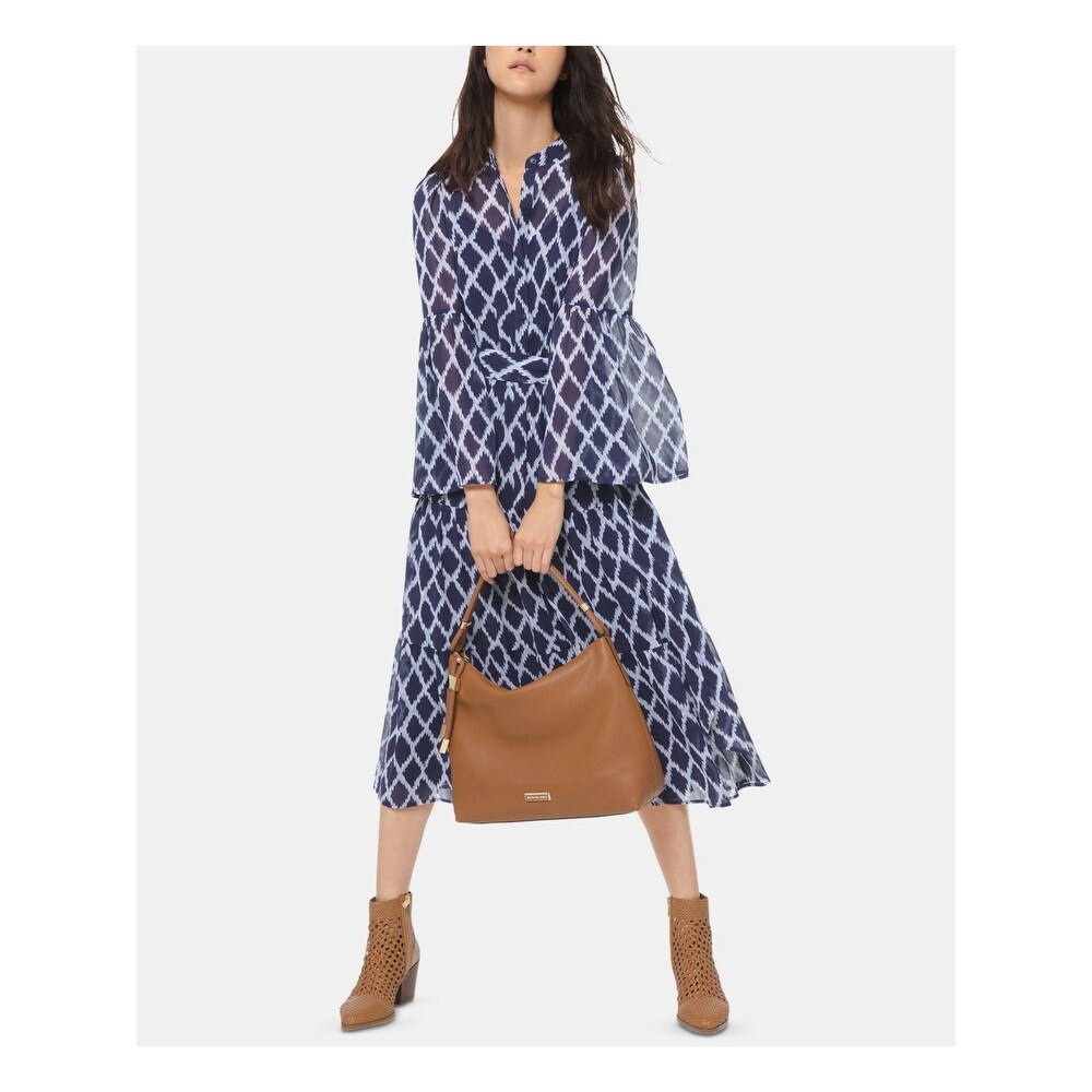michael kors tulip chiffon shirtdress