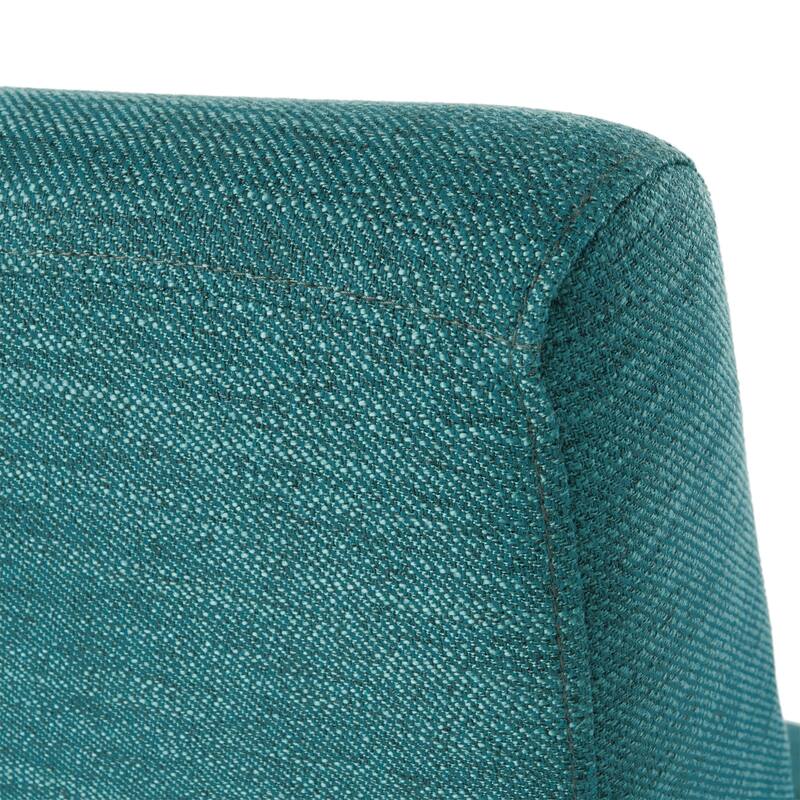 Pushback Recliner with Nailhead Accents and Birch Wood Legs