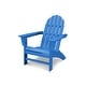 preview thumbnail 13 of 16, POLYWOOD Vineyard Outdoor Adirondack Chair Pacific Blue