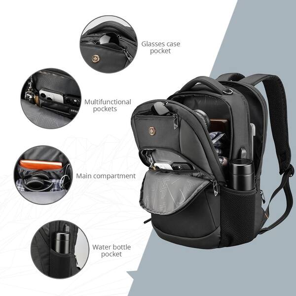 Travel Laptop Backpack, College Laptops Backpack with USB Charging Port for Men and Women Fits 16 Inch Notebook (ANDWIL SD1670) - Bed Bath & Beyond - 42714344 Travel Laptop Backpack, College Laptops Backpack with USB Charging Port for Men and Women Fits 16 Inch Notebook (ANDWIL SD1670) - Bed Bath & Beyond - 42714344