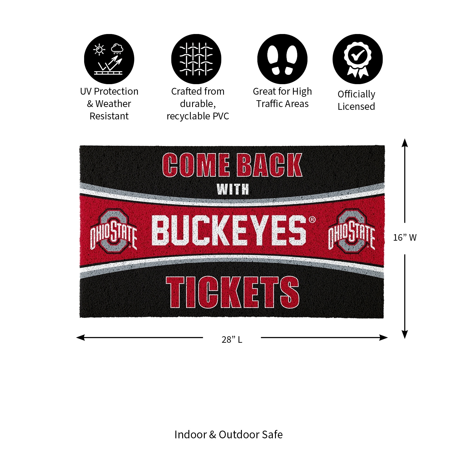 ohio state wallpaper border