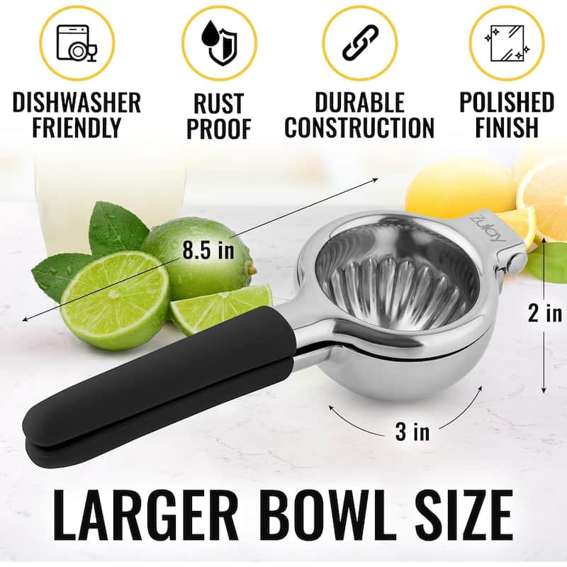 Zulay Kitchen Large Manual Citrus Press Juicer