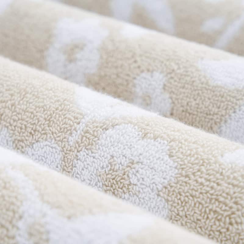 Lucky Brand Folk Floral 6-Piece Bath Towel Set 2 Bath towels 2 Hand towels 2 Washcloths - 28"x54"/16"x26"/12"x12"