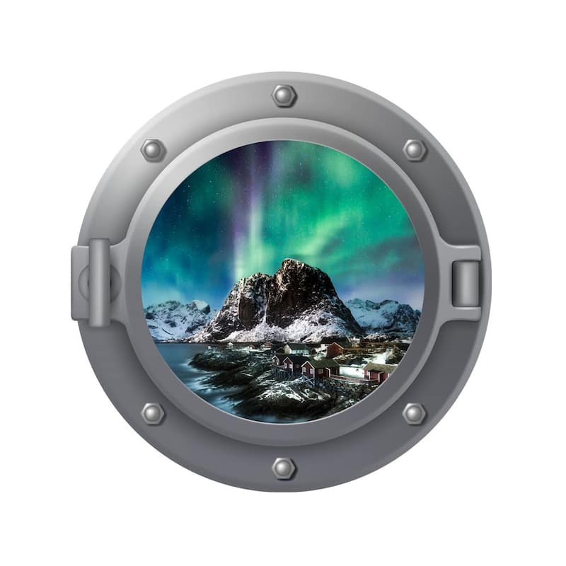 3D Northern Lights Wall Decal Mural Bed Bath & Beyond 31524539