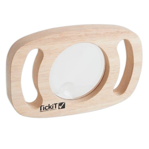 slide 2 of 6, TickiT Easy Hold Magnifier Wood - Kids