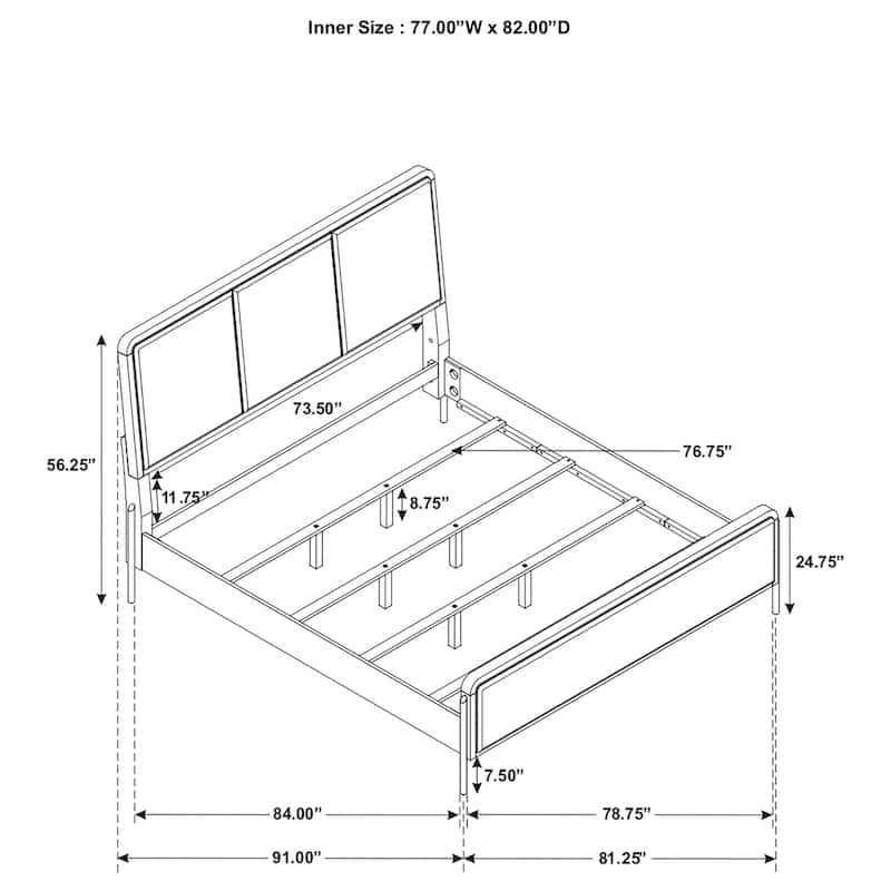 Arini Panel Bed