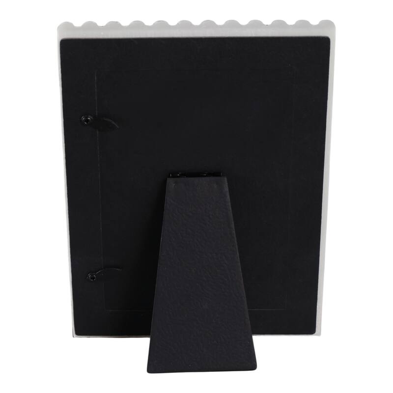 Resin Photo Frame Ribbed Wavy Edge Design Modern Decorative Style