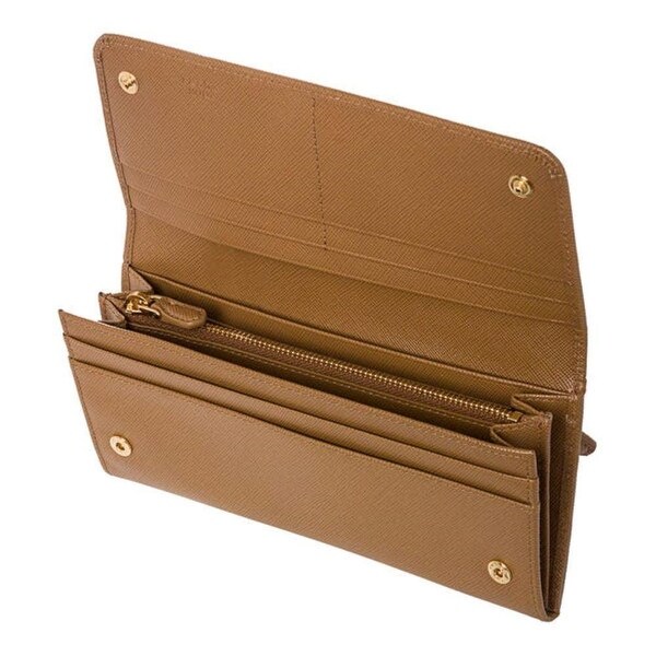 prada saffiano caramel