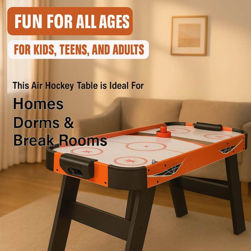 ProMounts Full Size Air Hockey Table Durable Easy to Assemble Fun