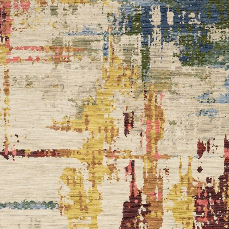 HomeRootsAbstract Modern Rectangle Area Rug
