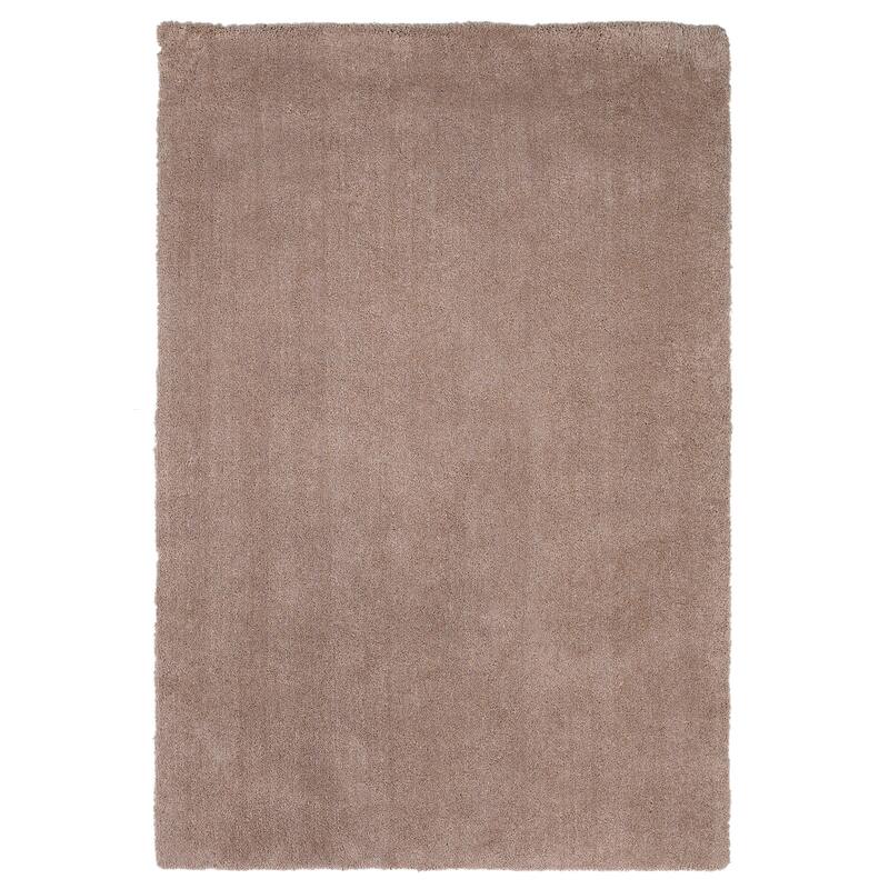Domani Euphoria Plush Beige Shag Rug - 5' x 7' - Beige