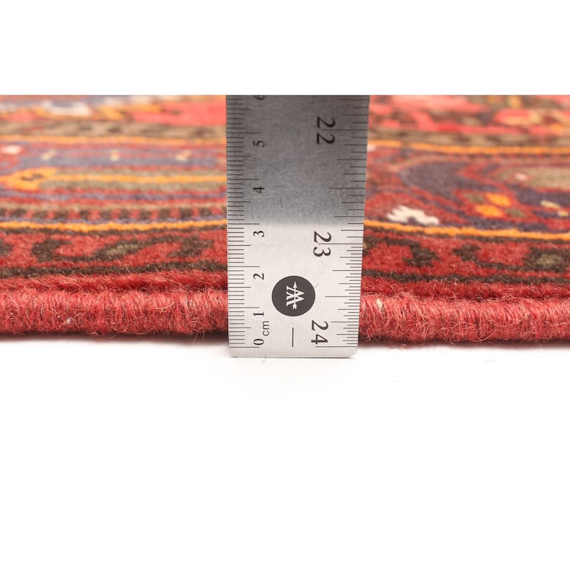 ECARPETGALLERY Hand-knotted Andelz Red Wool Rug - 4'3 x 6'4