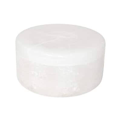 Med. Alabaster Votive Box 6"Dia