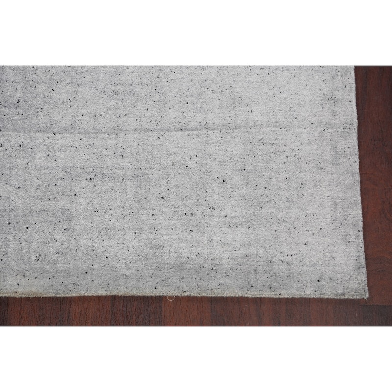 Solid Modern Gabbeh Oriental Area Rug Wool Hand-knotted Carpet - 4'11" x 7'10"