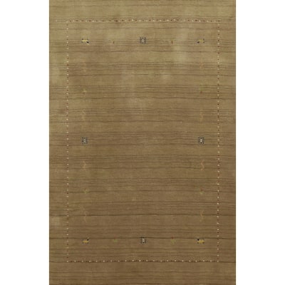 Tribal Gabbeh Oriental Accent Rug Handmade Wool Carpet - 5' 9'' X 4' 0''