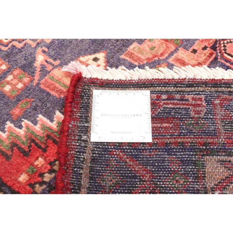 ECARPETGALLERY Hand-knotted Andelz Red Wool Rug - 4'2 x 7'3